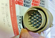 MS3106R22-14P ITT CANNON 19 PIN AMPHENOL TYPE...