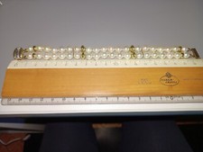 2-reihiges Perlenarmband Goldschließe 585