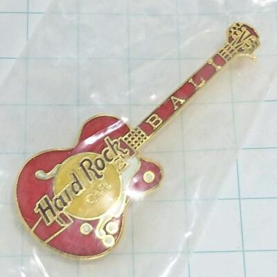 Semi-Aco Guitar Red Hard Rock Cafe Pin Badge Pins