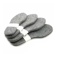 Warm Felt Shoe Insoles - Inners Boots Mens Ladies Unisex Comfortable Durable