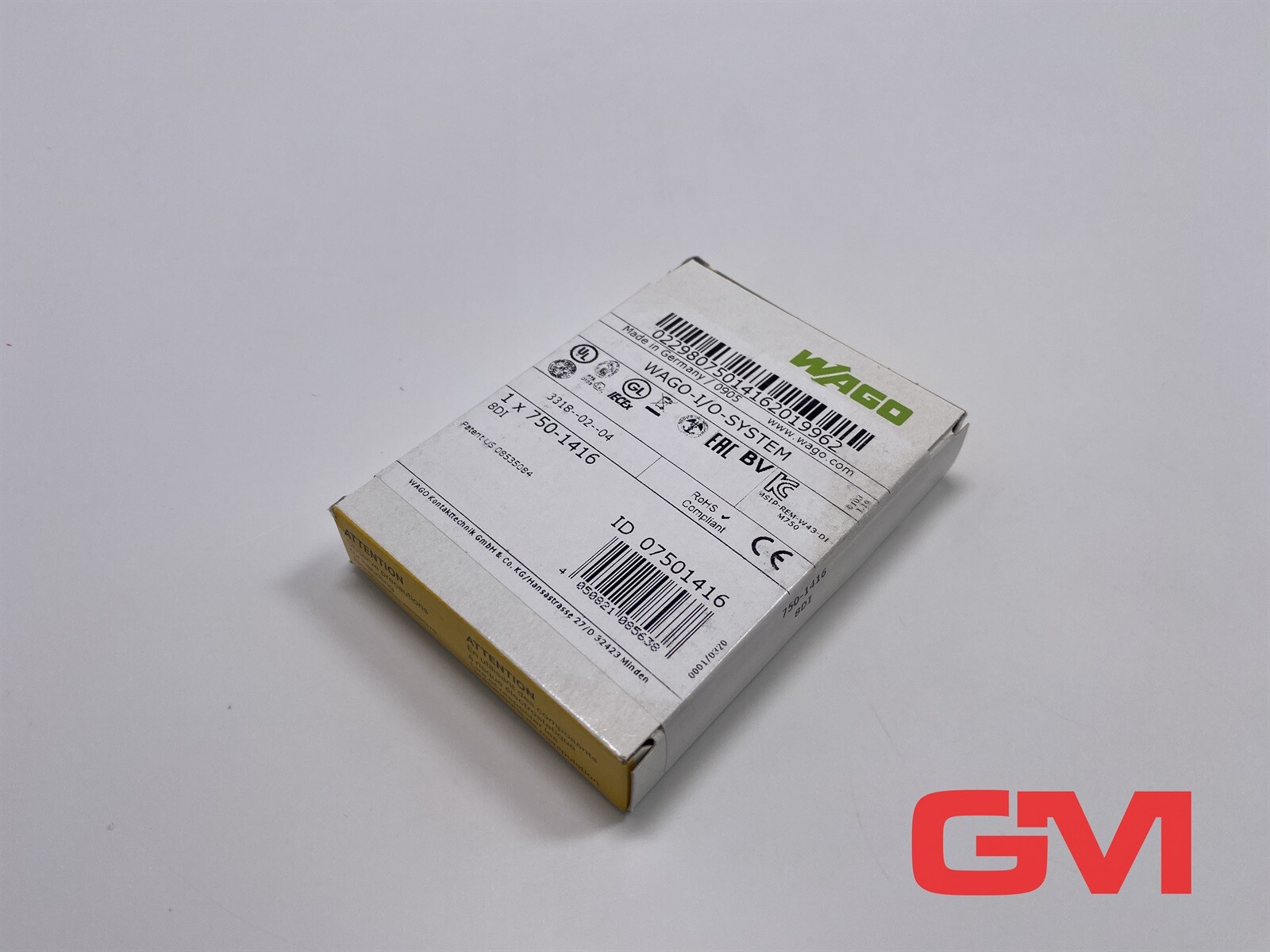 Wago 8-channel digital input module 750-1416 Input Module DC 24V 0.2ms 2-wire