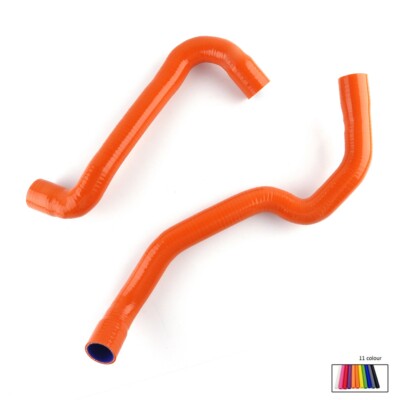 For 1988-1991 BMW E30 M3 2.3L Manual Silicone Radiator Coolant Hose Kit ORANGE