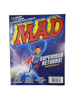 MAD Magazine #468 August 2006 Superman Returns Pirates of the Caribbean