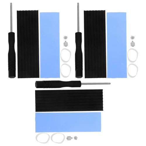  3 Set Radiator Vest Laptop Accessories Ssd Heating Dissipation Pad