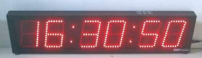 4'' 6 Digit LED Stopwatch / Alarm Clock -Count UP/Countdown , LED Clock Display 