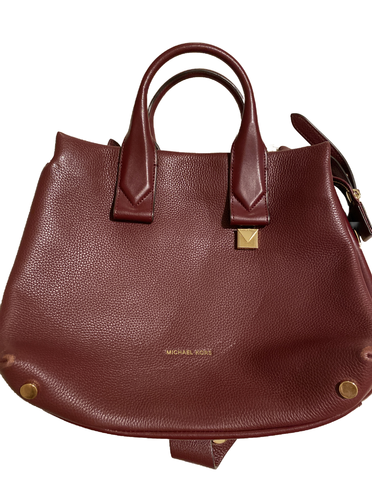 MICHAEL KORS Rollins Medium python embossed satch… - image 1