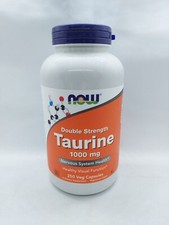 Now Foods Taurine Double Strength 1 000 mg 250 Veg Capsules