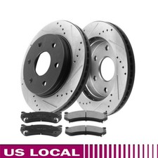 305mm Front Brake Rotors Brake Pads for Chevy GMC Yukon XL 1500 2000-2006 2pcs