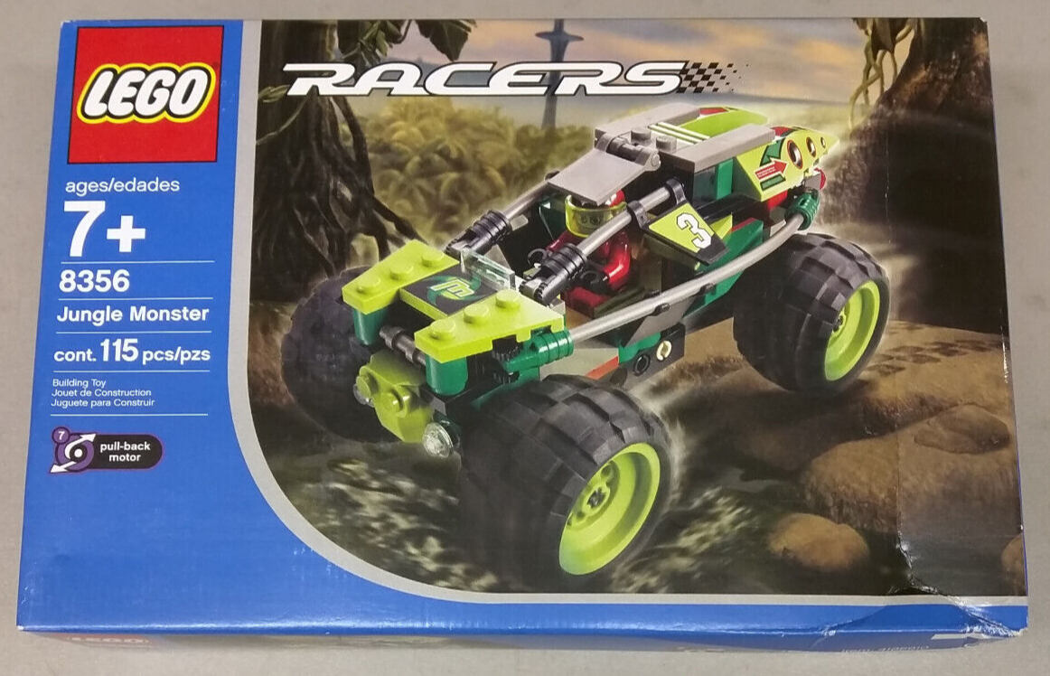 LEGO Racers 8356 Jungle Monster NEW! Buggy Race Car Pull-Back
