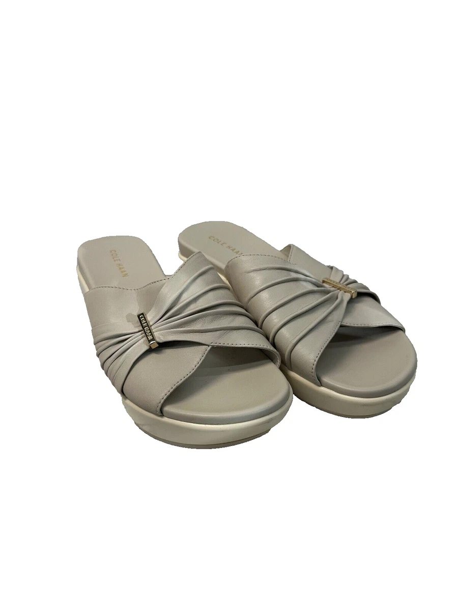 Cole haan aubree ruched slide sandal new arrivals