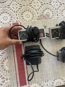Super Nintendo NES OEM Power Cable RF AV Adapter Switch Cable & 2 Controllers