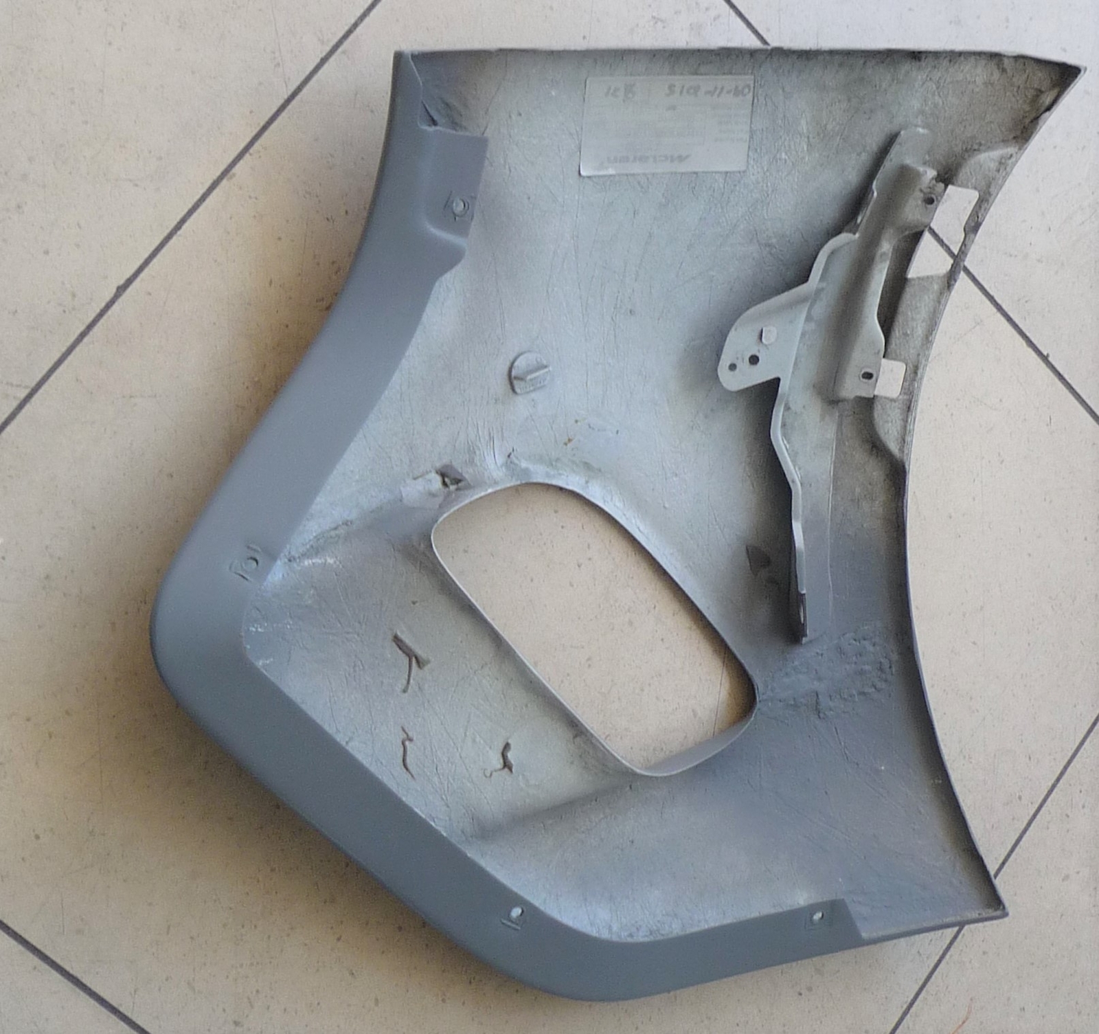 2016-2017 McLaren 675LT Rear Left Bumper Cover 11A9490RP OEM OE H4