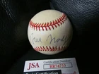 Bill Bradley signed Baseball JSA Certified