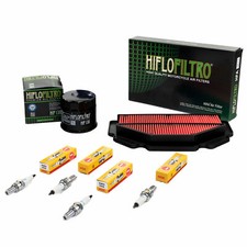 Wartung Set für Suzuki GSR 600 B9 GSR600 2006-11 Luftfilter Ölfilter Zündkerzen