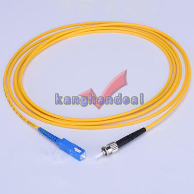 10PC Fiber Patch Cord Simplex SC UPC to ST UPC SM Single Mode 9/125 3 Meter