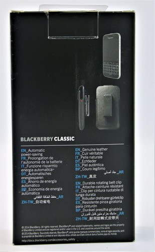2-Pack!! BlackBerry Classic Leather Swivel Holster Phone Case ACC-60088-021 OEM - Picture 4 of 4