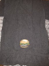Hamburger Embroidered Hand Towel