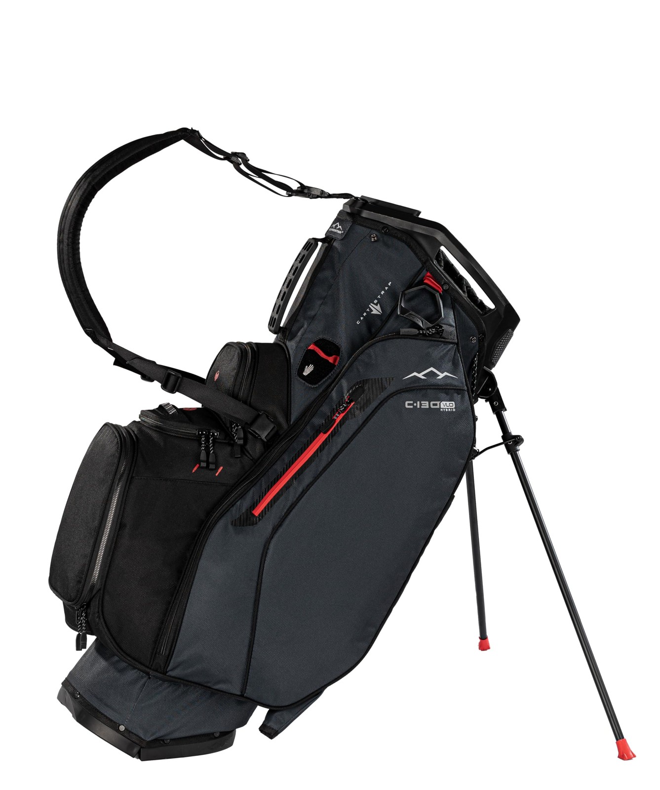 C-130S 2024 Stand Bag, Grey/Navy - Sun Mountain Golf