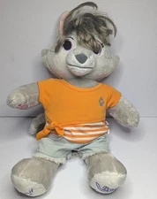 Build A Bear Great Wolf Lodge Violet The Great Wolf Pack Hair BAB Plush 2022 18"