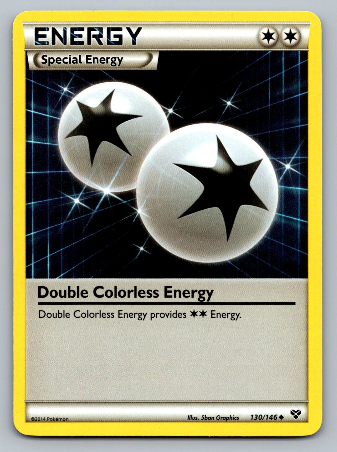 Pokemon TCG XY Base Set Double Colorless Energy 130/146