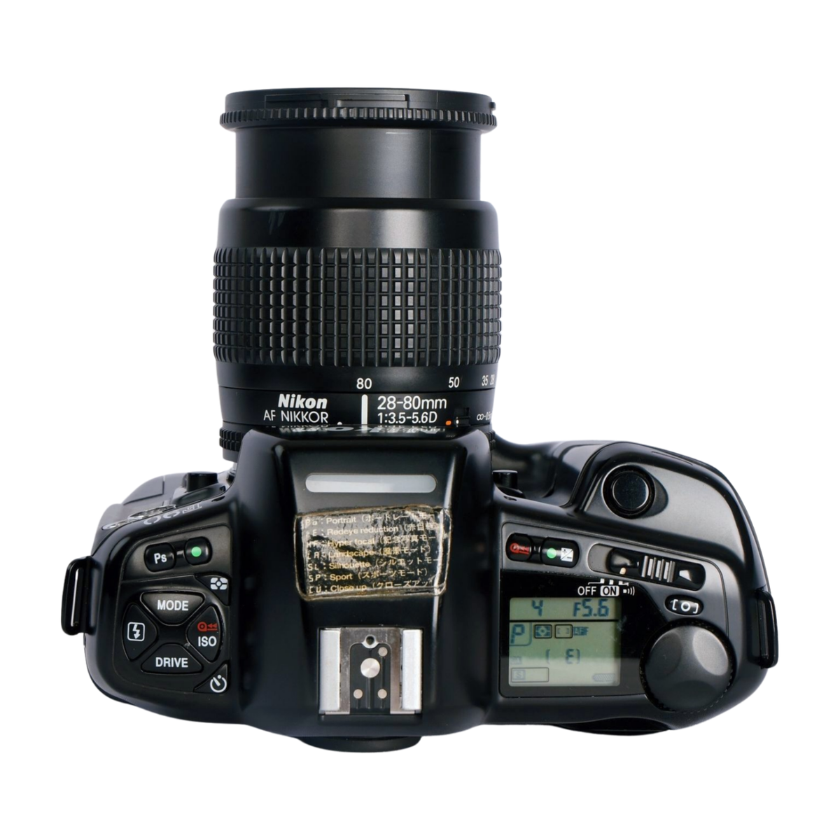 Nikon F90 AF 35mm SLR + MB-10, MF-26, AF NIKKOR 28-80/3.5-5.6D