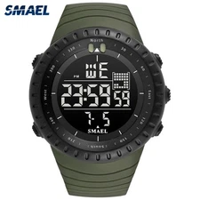 SMAEL Men Electronic Sport Watch Chronograph Digital Watches Boys LED Wristwatch