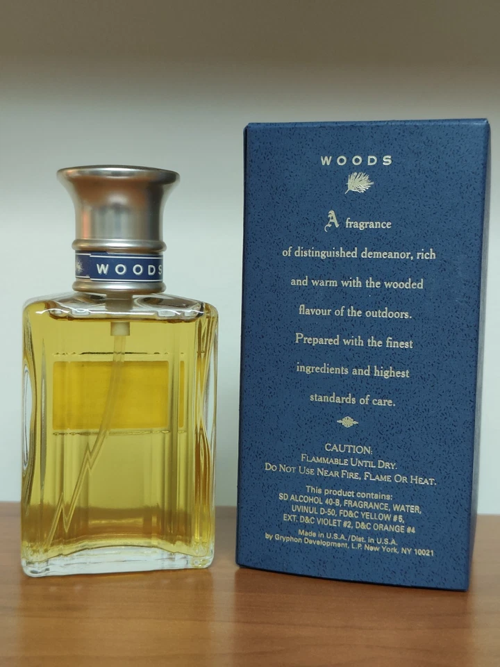 Spray colonia vintage 1ª edición 1,7 oz para hombre Abercrombie & Fitch Woods NUEVO Foto 2 de 4