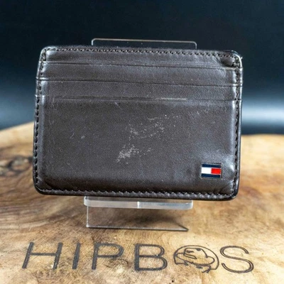 Tommy Hilfiger Herren Geldbörse Leder Kartenetui Portemonnaie Braun - Bild 1 von 4