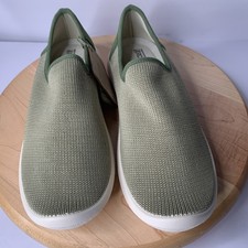 NEW Ladies Arcopedico Green Knit Slip-On Comfort Shoes Size 40 US 9 Easy Fit NWT