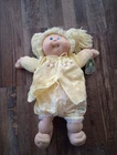 VTG 1985 Cabbage Patch Kids Blonde Hair, Blue Eyes &Tooth