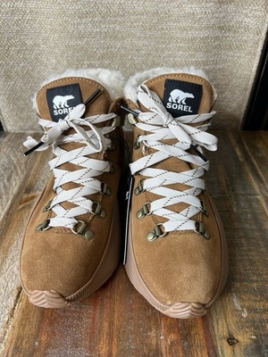 NWT Sorel Women Out N About III Conquest WP Boots Camel NL4434-224 US 7 EUR 38