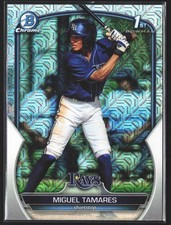 2023 Bowman Chrome #BCP-179 Miguel Tamares Prospects Mojo Refractor