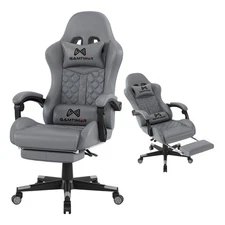 Gaming Chair, 400 lbs Adult Chair, High Back Computer Chair with Footrest and...