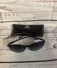 DUCO DC1230 Black Sunglasses - Size 140 Italy