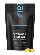 Omega 3 Wild-Caught Fish Oil 2000mg - 660mg EPA 440mg 1 count (Pack of 90)