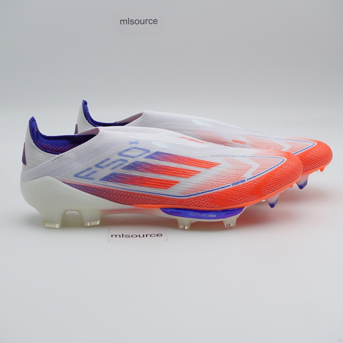 adidas F50+ FG Firm Ground Plus Laceless Soccer Cleats Boots Men's