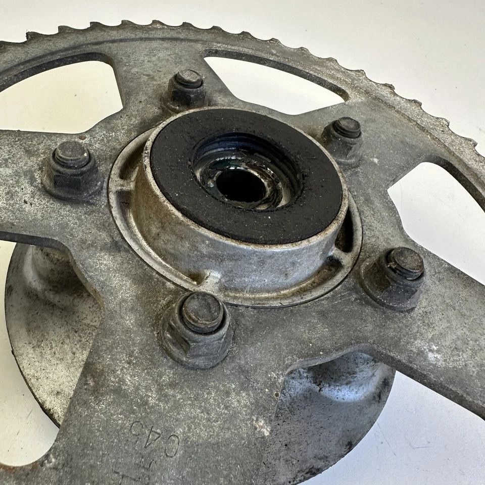 Suzuki GSF250 Bandit 1992 Rear wheel chain sprocket with carrier hub - image 3 of 4