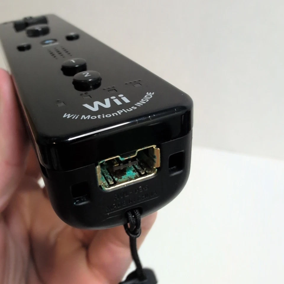 Nintendo Wii Motion Plus Controller Black Wii Remote OEM Original Not Tested - Image 3 of 4