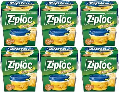Großkauf Ziploc Schraubverschluss 473ml 2er Pack x 6er Set...