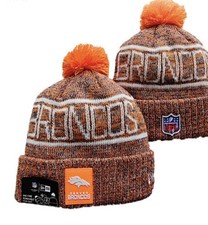 2025 NFL Sideline Denver Broncos New ERA Winter Beanie Hat Cap Free Shipping