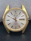 Seiko Automatic 36mm Silver Day/Date Dial Mens Watch 7006-8007
