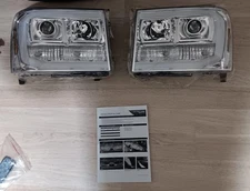 Spec-D Tuning Front LED Bar headlights 2007-2013 GMC Sierra