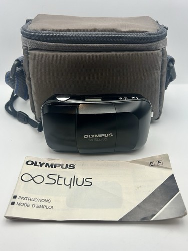 Olympus μ Mju I Infinity Stylus 35mm Film Camera Point & Shoot CLEAN ...