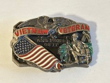Belt Buckle - Vietnam Veteran