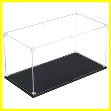 Clear Acrylic Display Case, Easy Assembly Large Showcase Box16x8x8 inch  Dus...