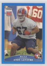 2009 Topps Chrome Blue Refractor Andy Levitre #TC117 4g8