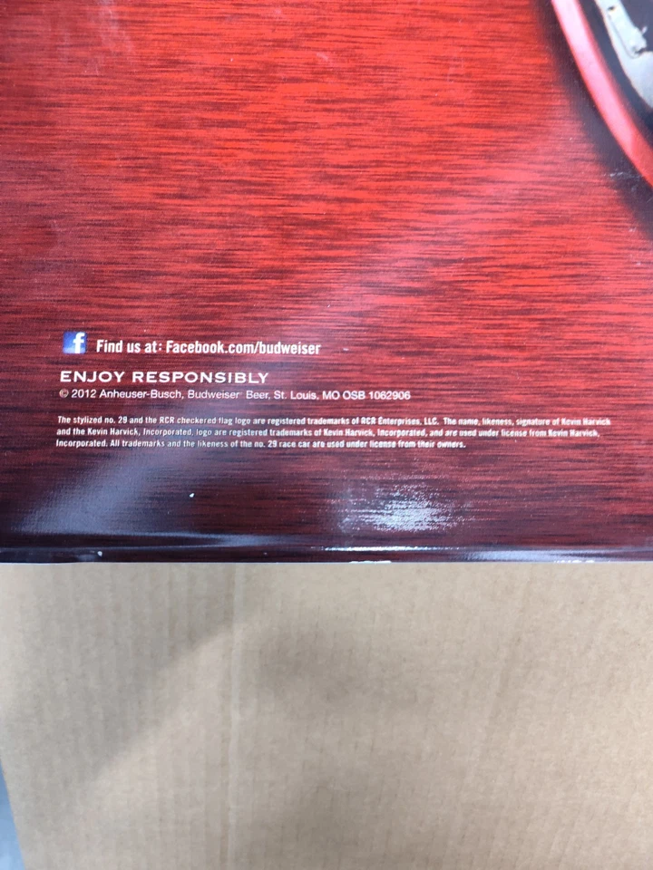 Letrero de metal Kevin Harvick Bud estilo vintage Foto 2 de 3