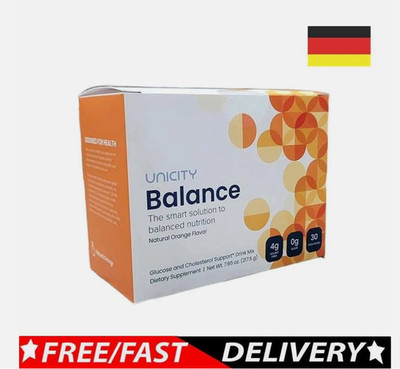 Unicity Unimate/Unicity Balance Dietary Supplement Natural Zitrone/Orange 30 Pac