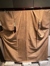 Kimono Good condition Oshima Tsumugi wide collar pure silk