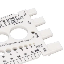 Nut Bolt Thread Gauge Checker M3 To M22 Metric And 4 To 3/4 Imperial Sizes Bolt